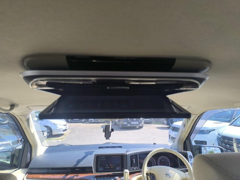 2008 Nissan Elgrand 2.5 Petrol 8 Seats Automatic Camper Van Roof LED TV ULEZ Free MPV Petrol Auto...