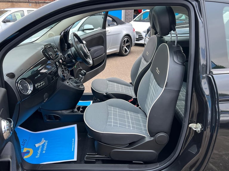 2019 Fiat 500 1.2 Lounge Hatchback 3dr Petrol Manual Euro 6 (s/s) (69 bhp) HATCHBACK Petrol Manual