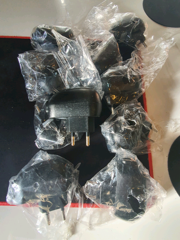 Euro wall USB chargers