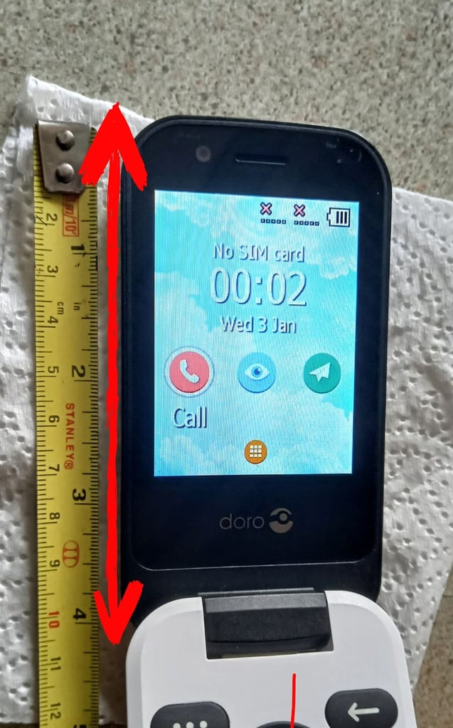 1 X Mobile Phone (DORO 7030)