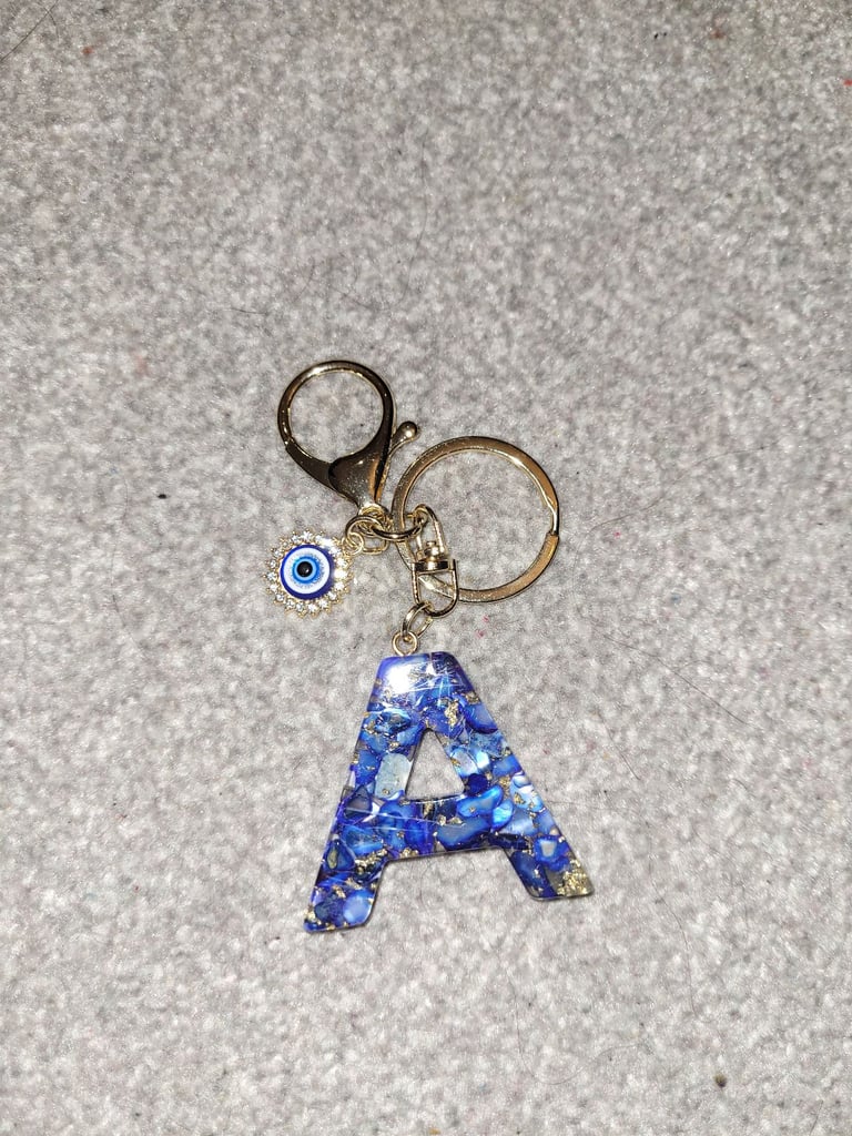 image for Letter A keyring 