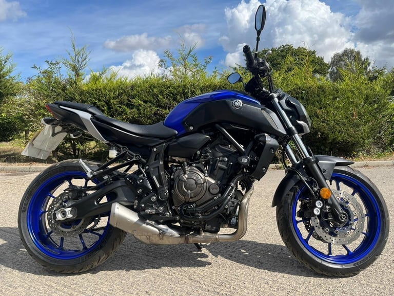 2020 20 YAMAHA MT07 ABS MT-07 MT 07 700cc ROADSTER NAKED - FSH BLUE