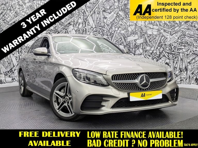 image for 2019 Mercedes-Benz C Class 2.0 C300d AMG Line (Premium) Saloon 4dr Diesel G-Tronic+ 4MATIC Euro 6...