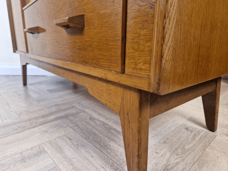 G Plan E Gomme Gold Label 1950's Medium Teak Danish Design Sideboard Credenza BL688