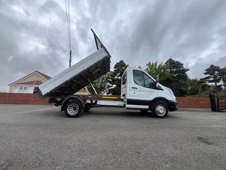 2021 Ford Transit 130 2.0 350 EcoBlue Leader RWD L2 Euro 6 MWB TIPPER BODY 80K +VAT CHASSIS CAB D...