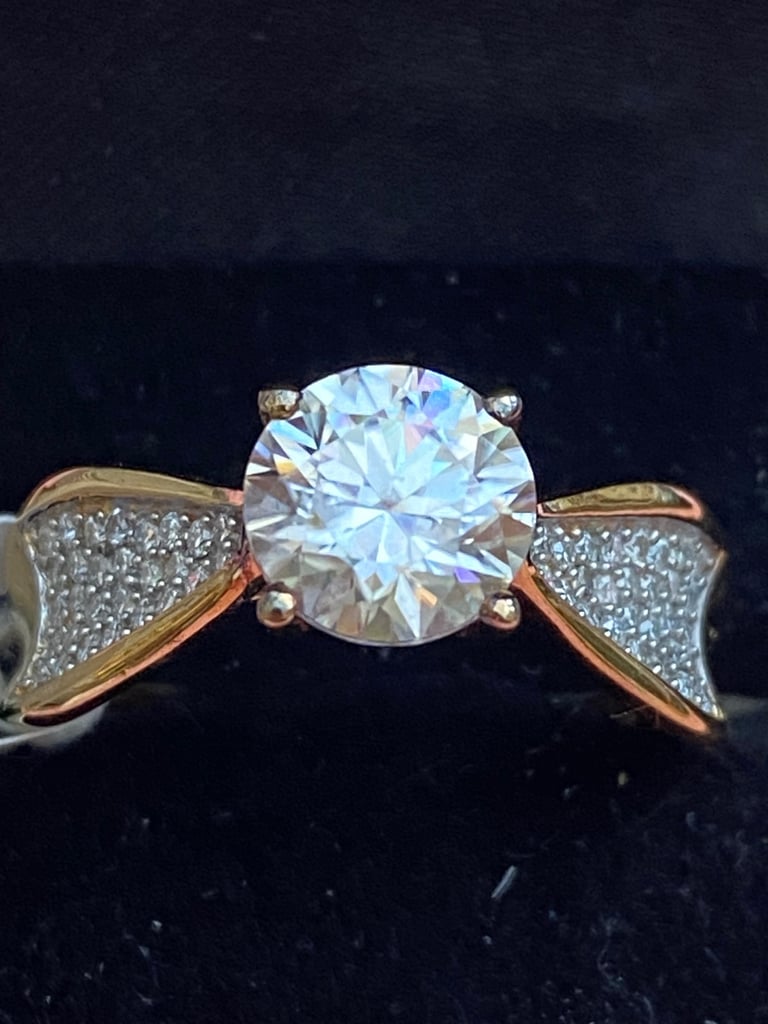 image for New Moissanite Solitaire ring