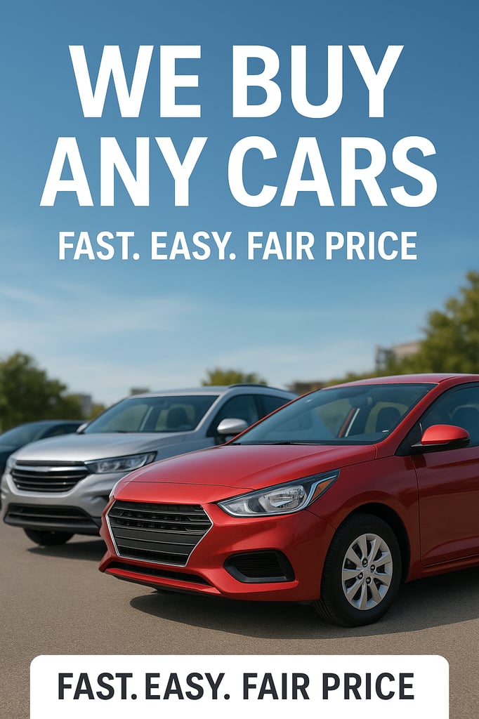image for WANT TO SELL YOUR CAR? I BUY ANY CAR – QUICK & EASY!