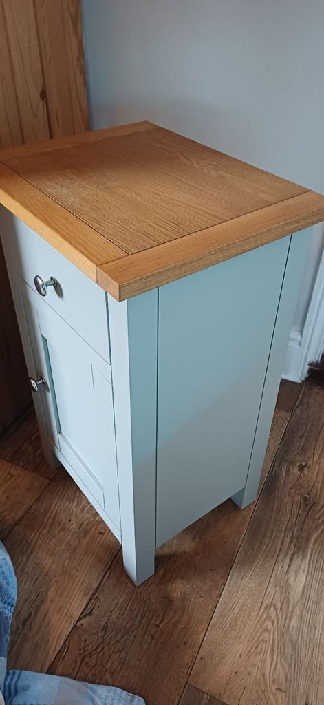 Grey wooden cabinet