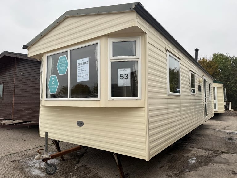 2 Bed 10ft wide Static Caravan - Double Glazed - Offsite Sale for Private Land