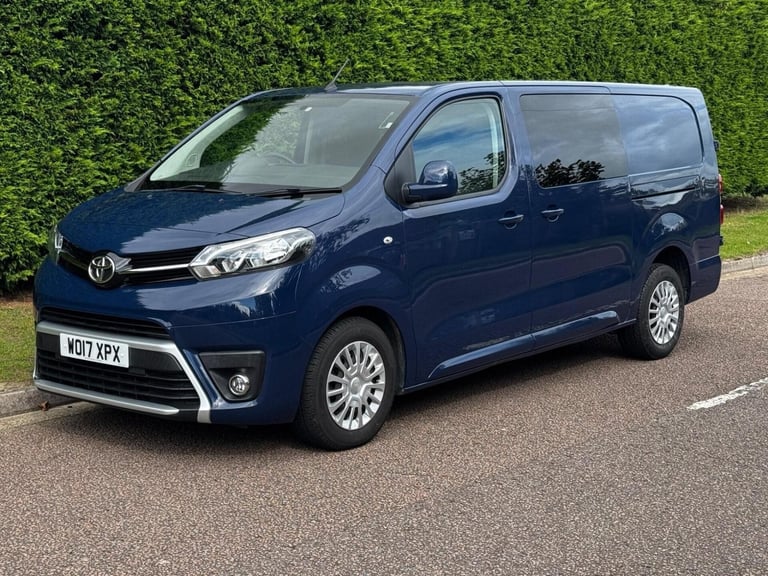2017 "17" TOYOTA PROACE 2.0D (120 BHP) COMFORT LONG CREW CAB (6 SEAT) EURO 6