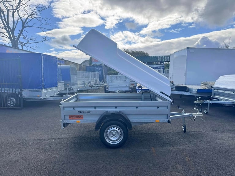 BRAND NEW ZASLAW 205SU 7X4 SINGLE AXLE TRAILER WITH LOCKABLE LID