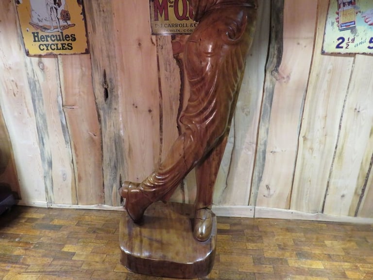 Larger Than Life Teak Golfer  (8'3")