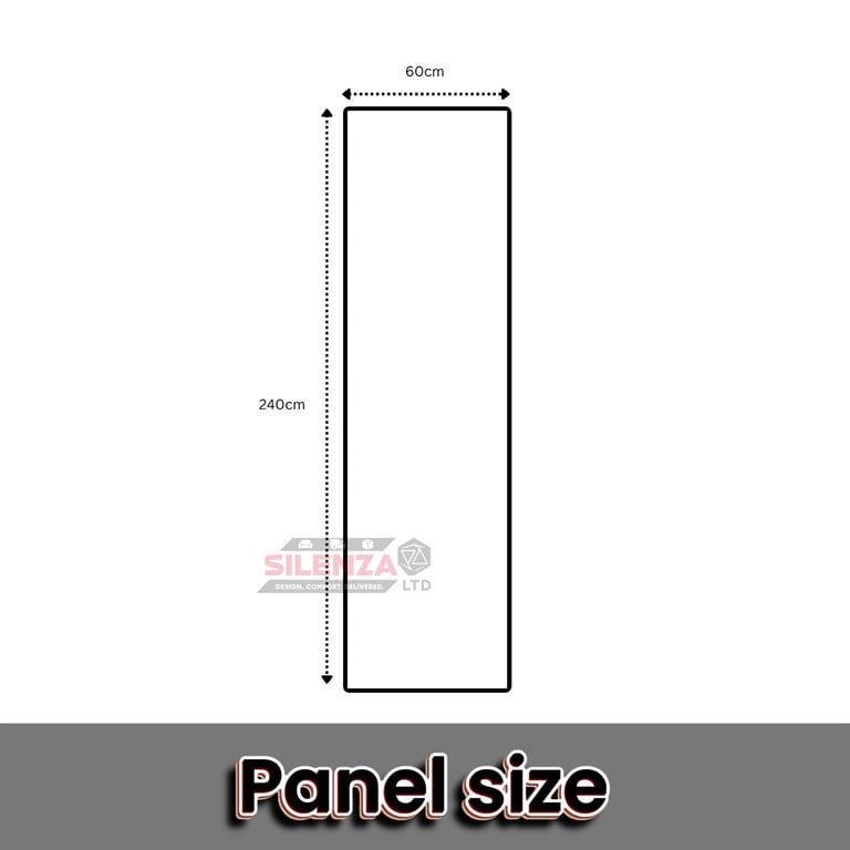 Acoustic Wood Slat Wall Panels - For Media Walls 240x60