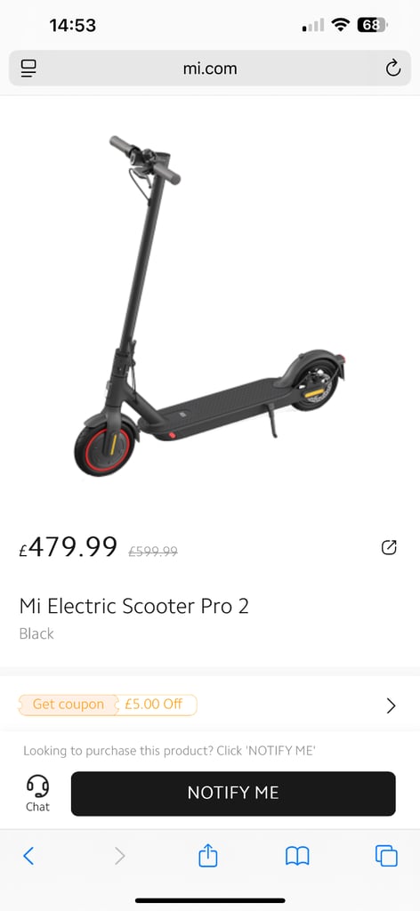 Mi electric scooter Pro 2