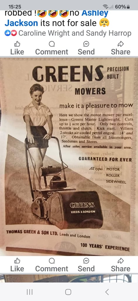 Lawnmower repairs and servicing