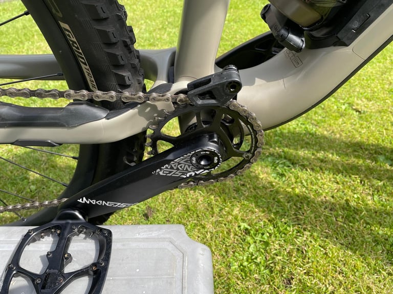 Specialized stump jumper expert bike large frame with Invisifran boomslang pedals 