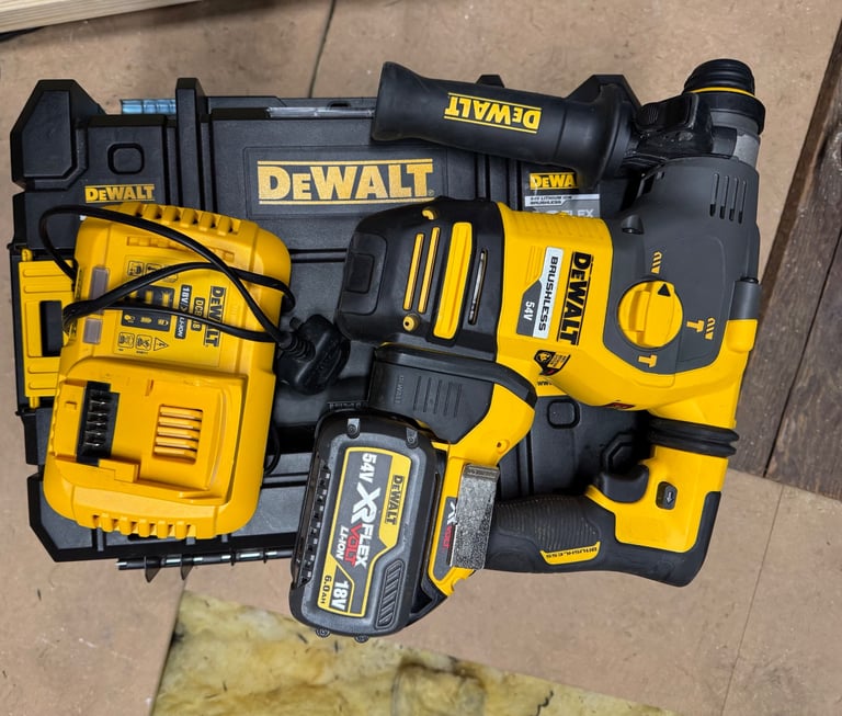 Dewalt SDS 54v 6amp battery and fast charger.