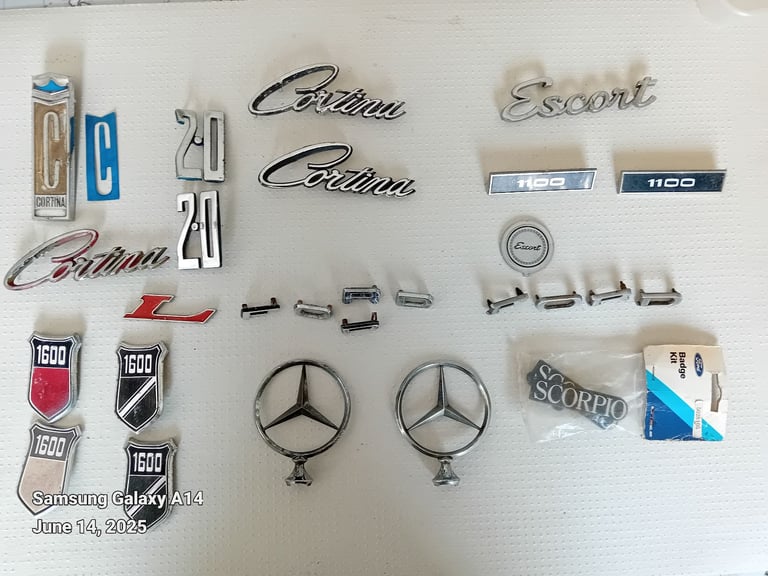 image for FORD & MERC VINTAGE  CAR  BADGES