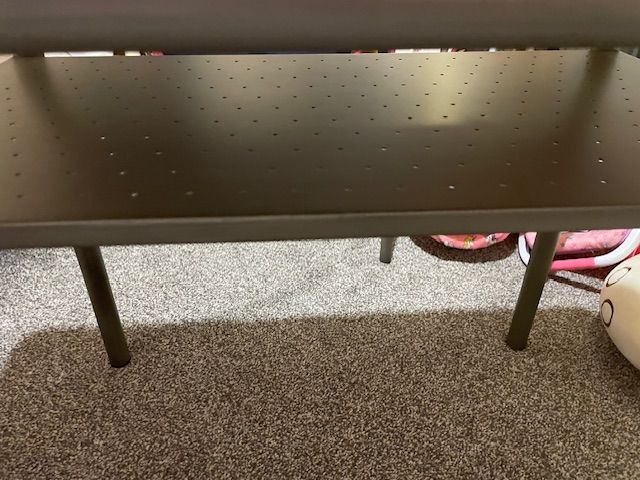 VINTAGE STYLE WOOD & METAL SCHOOL DESK AND CHAIR