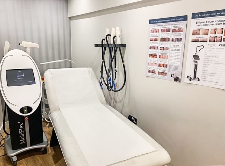 Laser treatment room, skin treatment room for rent, Holborn, all bills included