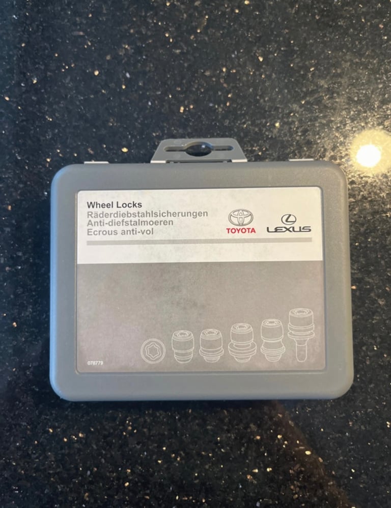 image for Toyota CHR wheels locks set