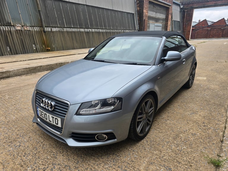 2010 Audi A3 2.0 T FSI S Line 2dr S Tronic CONVERTIBLE Petrol Automatic