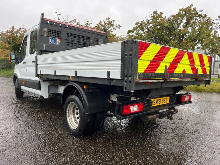 2018 Ford Transit 2.0 TDCi 130ps H2 CREWCAB 7  SEAT TIPPER   NO VAT ! Tipper Diesel Manual
