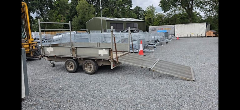 Used nugent 10x6'6 builders dropside trailer ramp door 