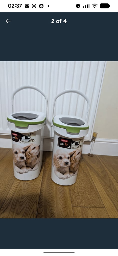 image for Curver Dog food container. Two units