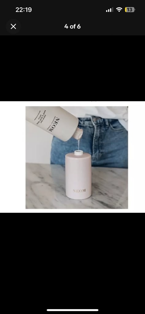 NEOM Pair Of CERAMIC HAND WASH DISPENSER NEW & UNUSED With Original Box