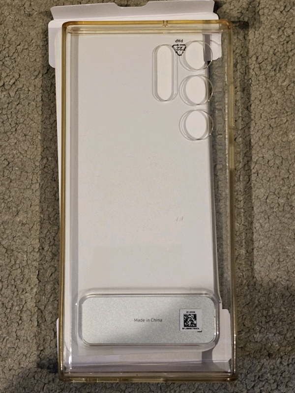 Samsung Official S22 Ultra Clear Standing Cover Transparent