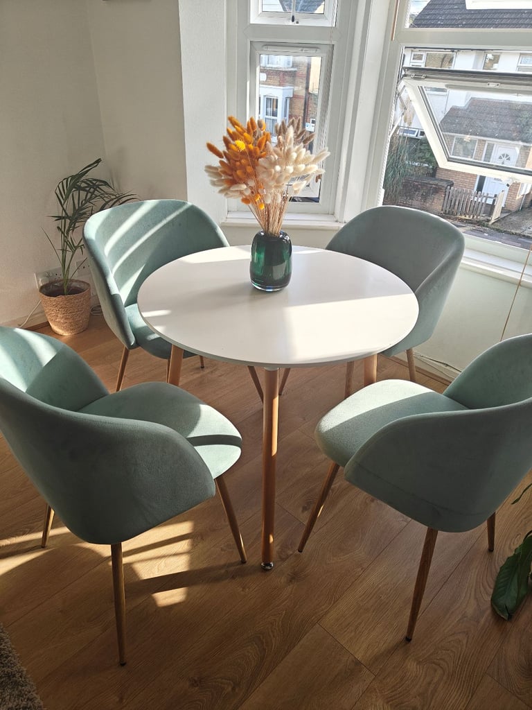 image for Dining Table with 4 Chairs – £60 (can sell separately)