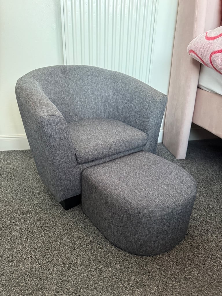 image for Kids Armchair with pouffe