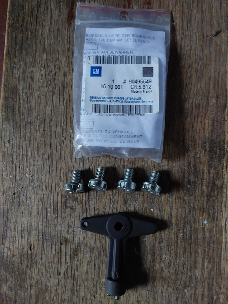 image for Vauxhall Hub Cap Locking Kit. New unused. 