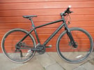 Cannondale fatty bike, 19 inch lightweight frame, 28 inch wheels, 24 gears, disc brakes