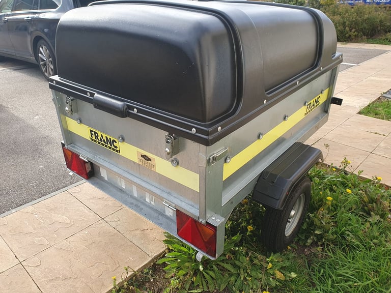 Franc 4x3 trailer with ABS hard top 