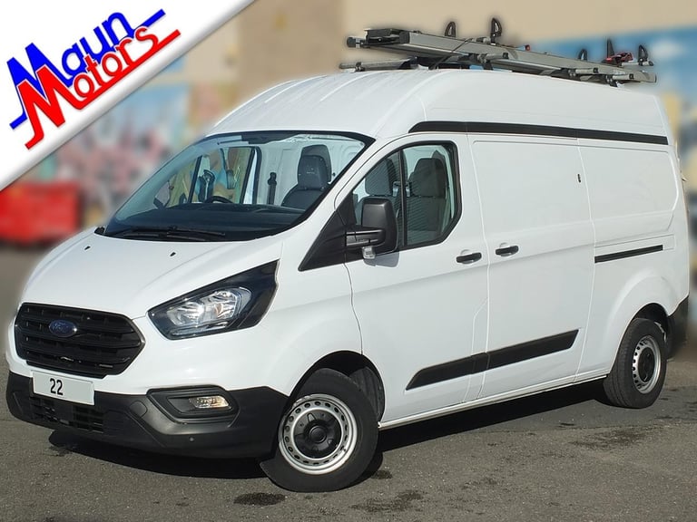 image for 2022 Ford Transit Custom 300 TDCi 130PS ‘Leader’, L2H2 AIR CON & VAN RACKING