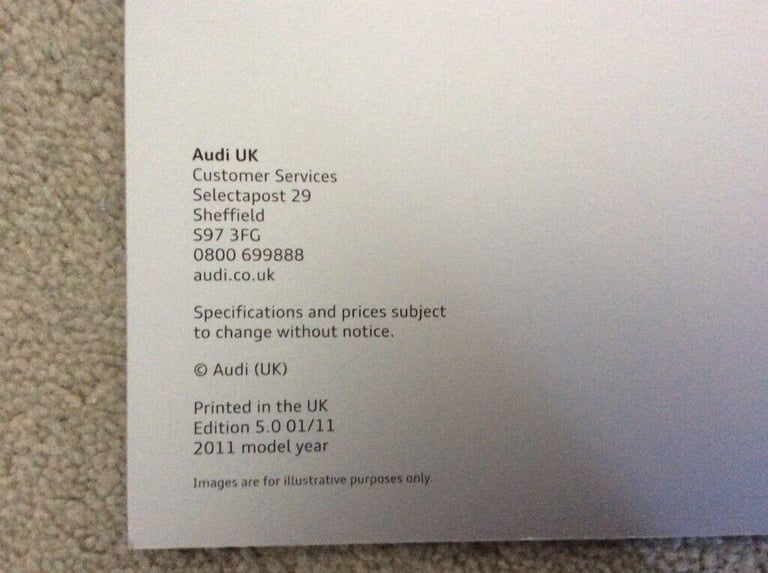 AUDI A3/S3 CATALOGUE PRICING & SPECIFICATION GUIDE