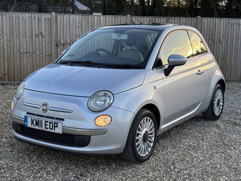 2011 Fiat 500 1.2 Lounge Hatchback 3dr Petrol Manual Euro 5 (s/s) (69 bhp) Hatchback Petrol Manual