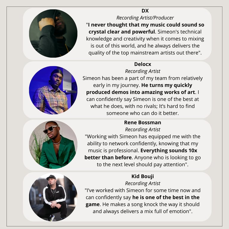 WANTED: Serious Singers & Rappers | Music Producer - Mix Engineer - London