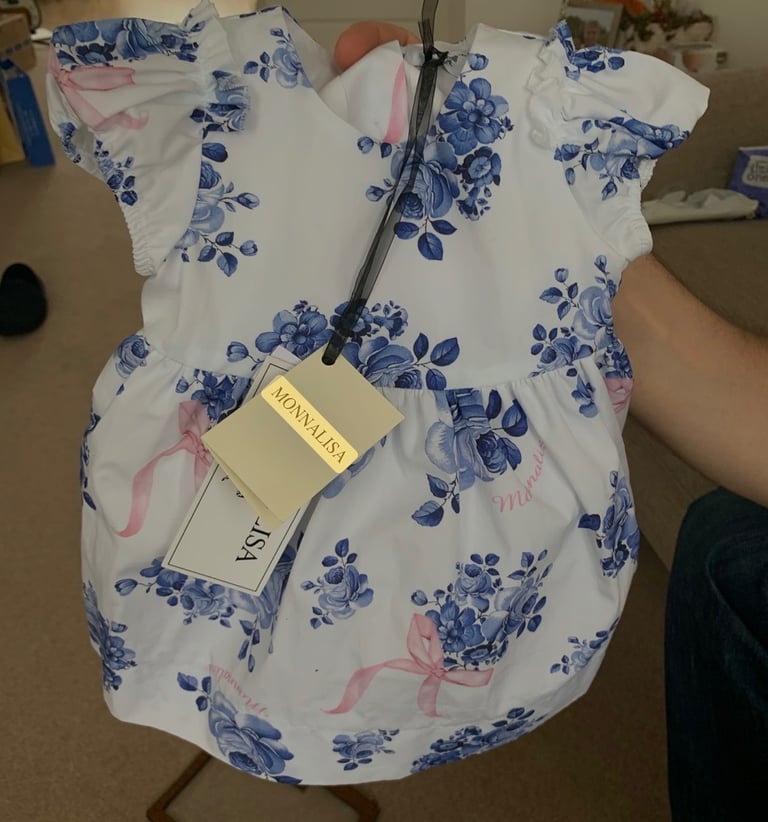 image for Size 3-6 months - Monnalisa Designer Baby Party Dress