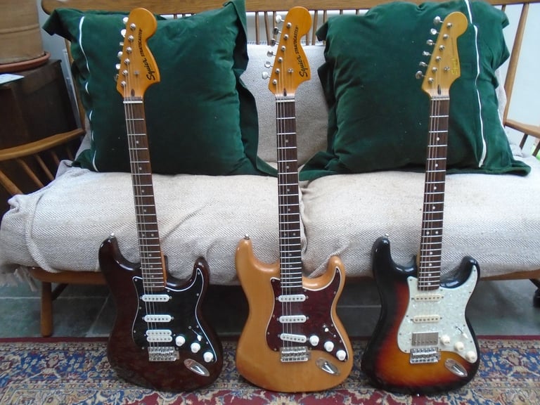 image for Fender Squier Classic Vibe Stratocaster electric guitars (two available)