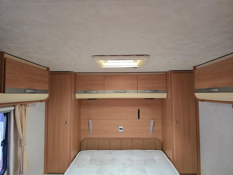 NOW SOLD 2009 Adria Adora 612DP 4 Berth Fixed Island Bed Caravan, Awning
