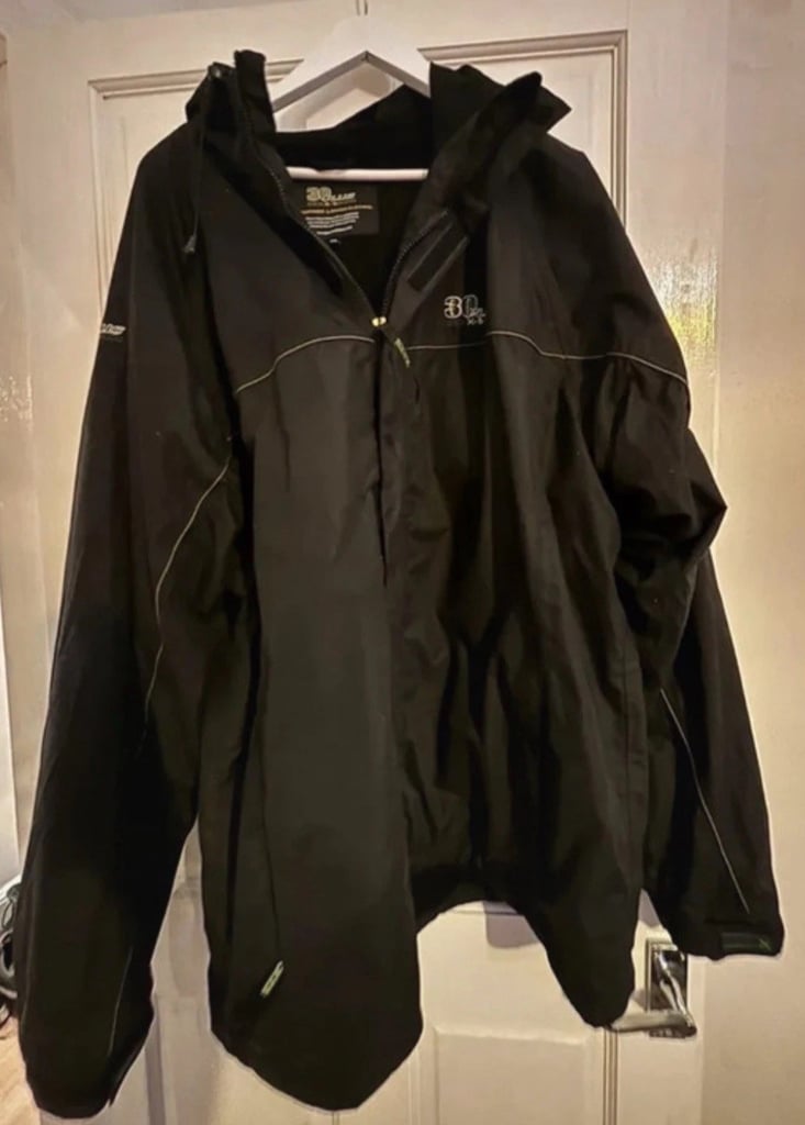 image for Men’s XXL 30plus Kodex S5000 Waterproof Coat In Black
