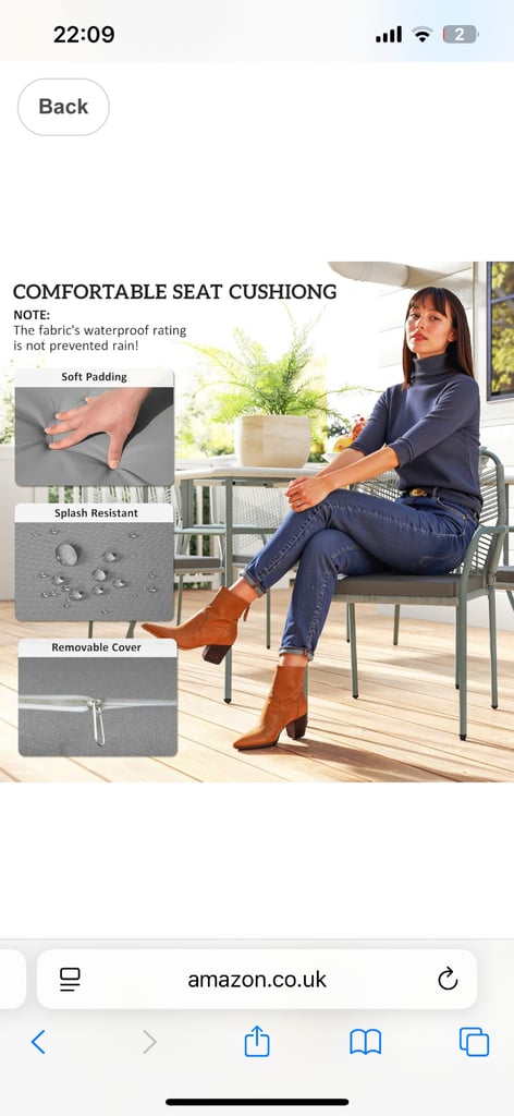 Brand new outdoor dining set