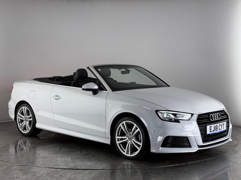 image for 2018 Audi A3 Cabriolet 1.5 TFSI CoD S line S Tronic Euro 6 (s/s) 2dr Convertible Petrol Automatic