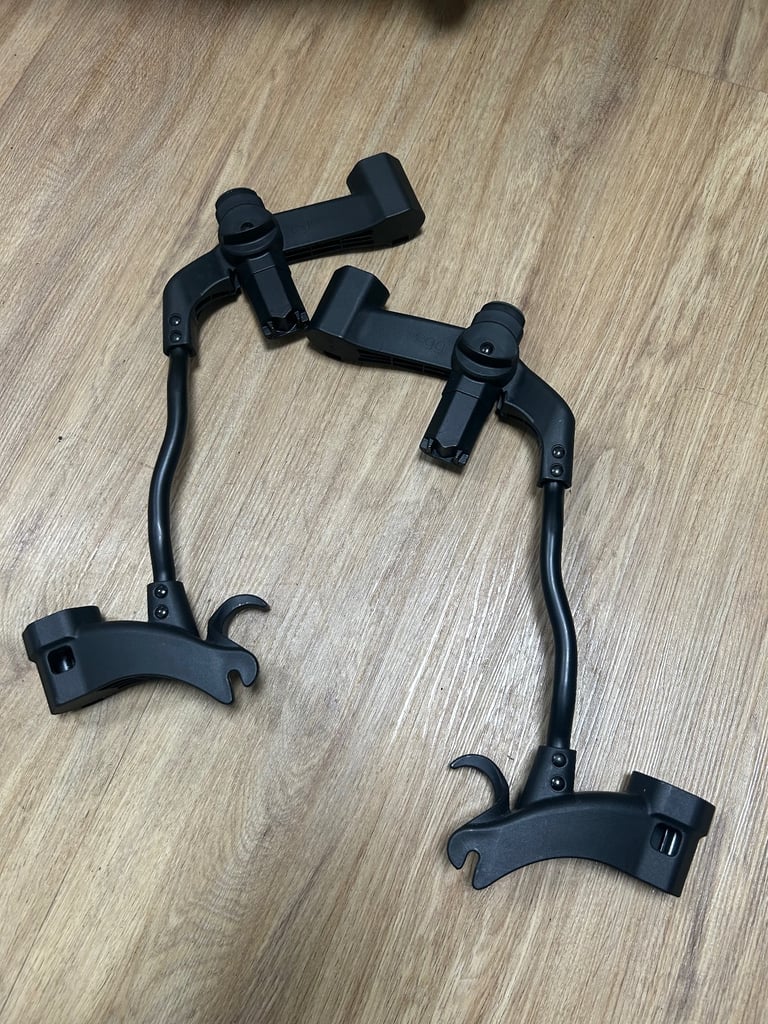 Egg2 / Egg3 Tandem / Double / Twin Adapters Kit - Black