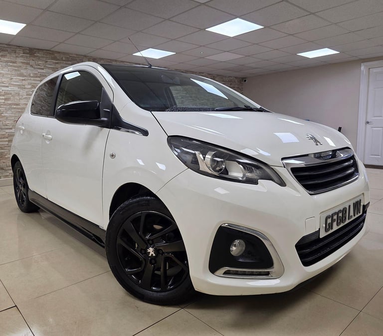 PEUGEOT 108 1.0 Allure White Manual Petrol 2018 ULEZ WARRANTY 12 MONTHS MOT