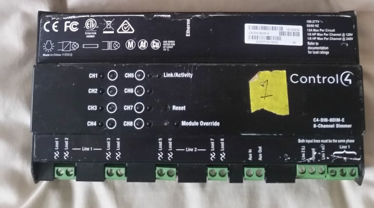 image for  Control4 / Control 4 Dimmer 8 chan c4 din dim E used £220
