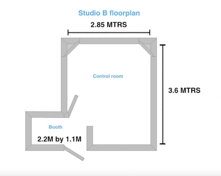 Recording studio in E1/All bills inc./Vocal booth/Air con/Professionally soundproofed